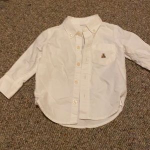 Baby Gap 12-18 month white button up shirt
